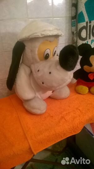 Мягкие игрушки собака и микимаус