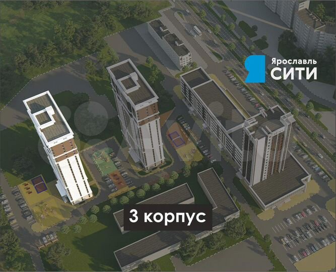 1-к. квартира, 52,3 м², 23/24 эт.