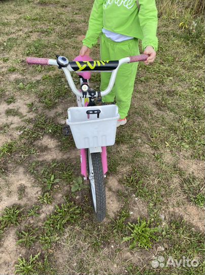 Велосипед для девочки, колеса 18