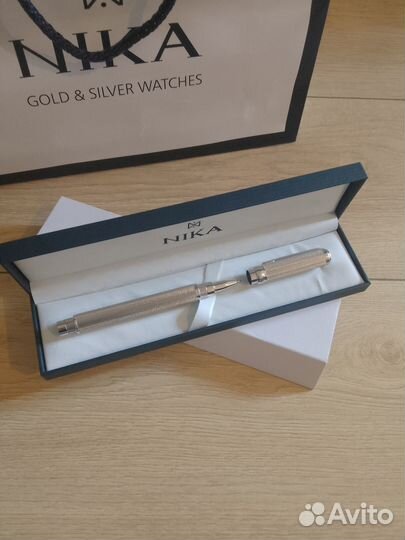Ручка Ника серебряная