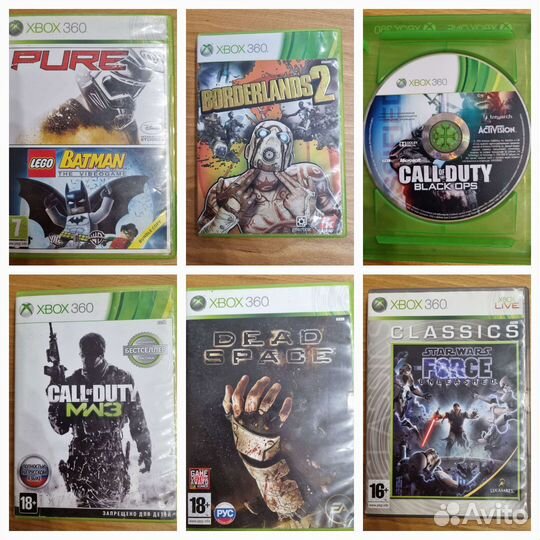 Диски игры на х бокс 360