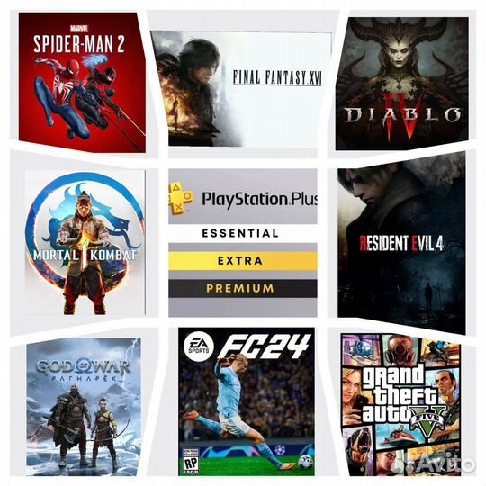 Игры PS4/PS5 PS plus / EA Play