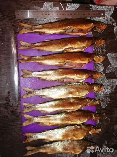 Хариус хоолного копчения малосольный