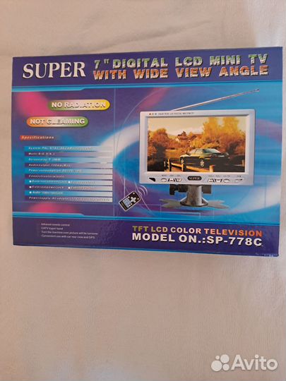 Портативный телевизор super SP -778C