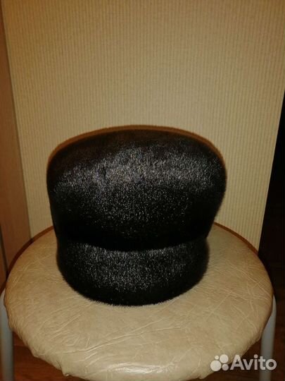 Меховая мужская шапка из норки