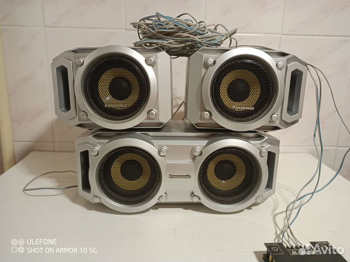 Сборка 2.1,усилитель класса D,колонки Панасоник