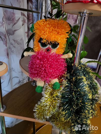 Мочалка ручной работы