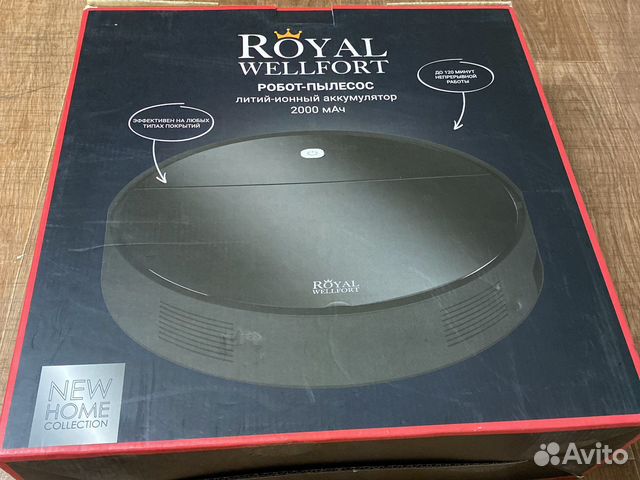 Робот пылесос новый Royal wellfort