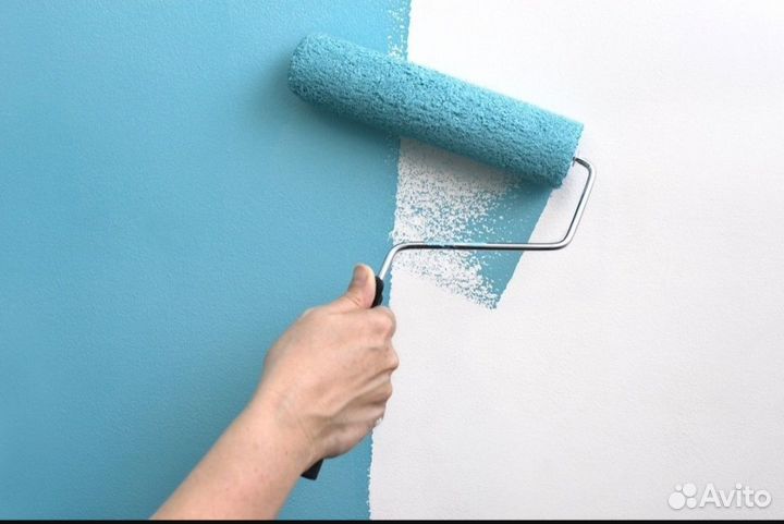Маляр покраска стен шпаклевка бригада