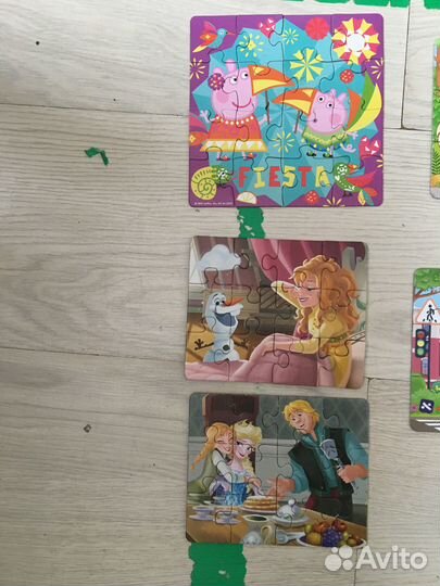 Пазлы для детей пакетом 28 штук