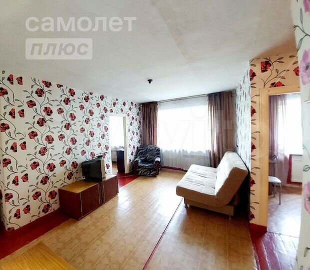 3-к. квартира, 54,6 м², 1/3 эт.