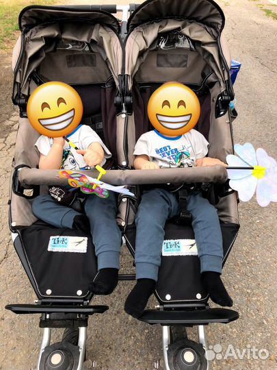 Коляска для двойни tfk