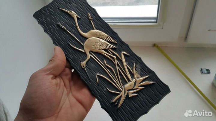 Плакетка аисты СССР