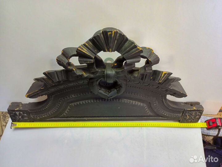 Навершие старинное от горки зеркала буфета