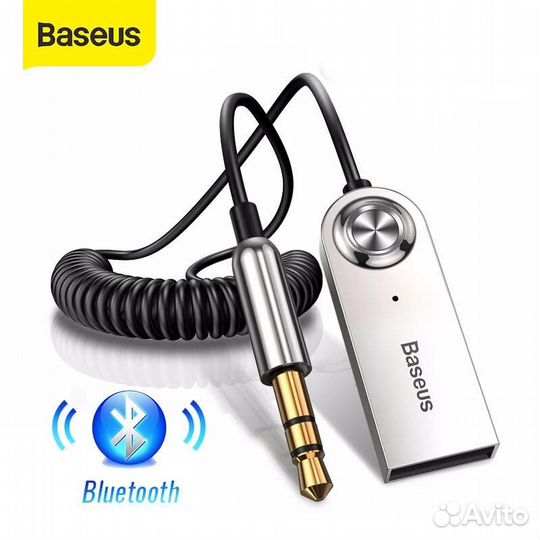 Переходник с aux на bluetooth Baseus (caba01-01)