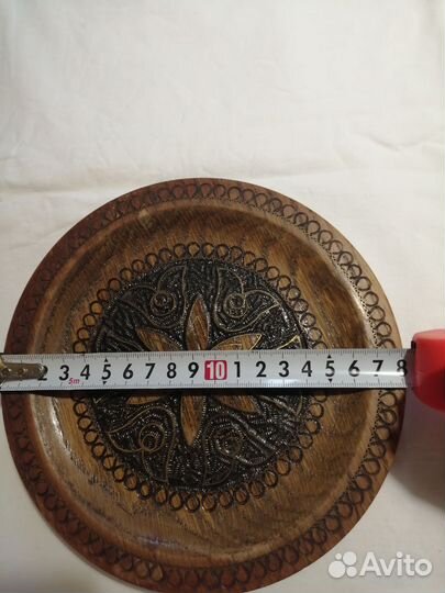 Винтаж тарелка ручной работы. Польша