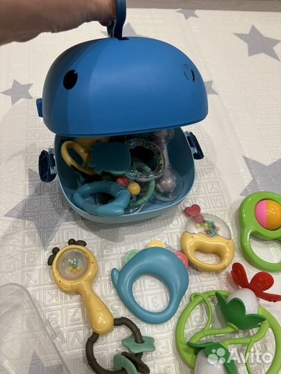 Прорезыватель погремушки игрушки для малыша