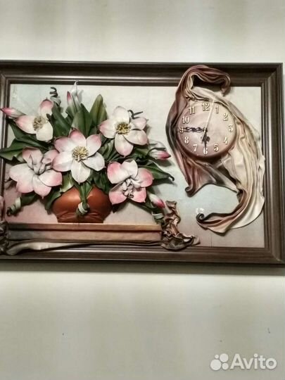 Картина из кожи ручная работа