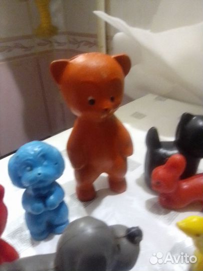 Игрушки пластик и резиновые СССР