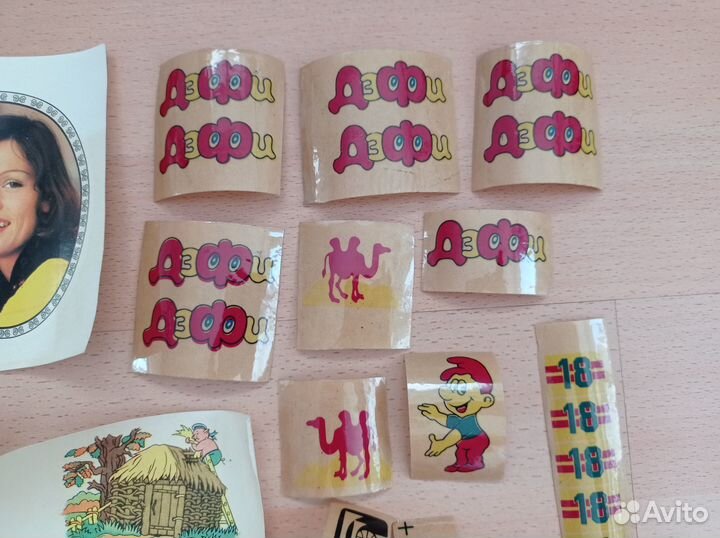 Переводные картинки СССР и ГДР