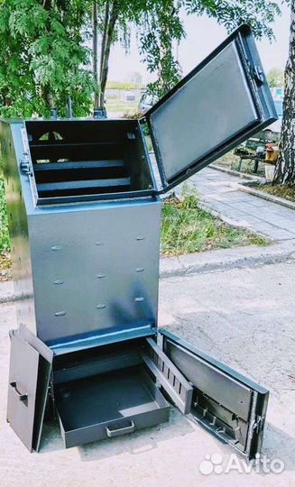 Твердотопливный котел с большой топкой