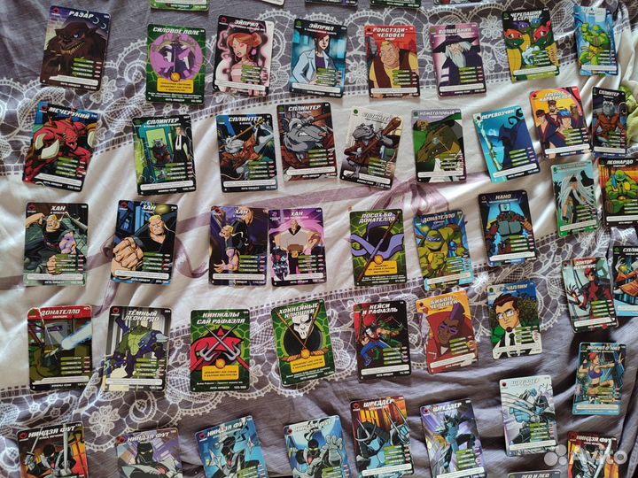 Карточки черепашки ниндзя+журналы