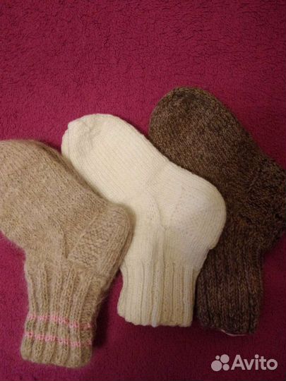 Носки шерстяные мужские, женские, детские