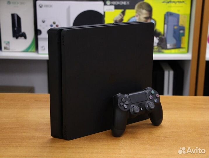 Sony Playstation 4 1Tb Slim Black (CUH-2108B) бу