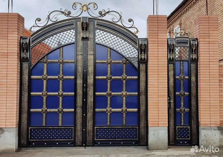 Ворота кованые