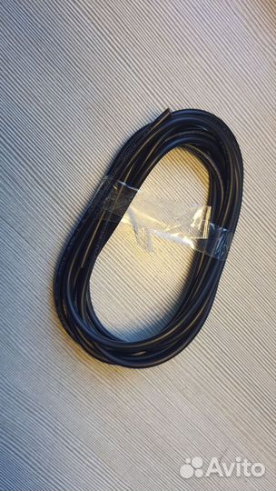 Кабель UL2464 2 метра 2 жилы 28AWG 3mm