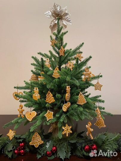 Елочные игрушки ручной работы «Пряники»