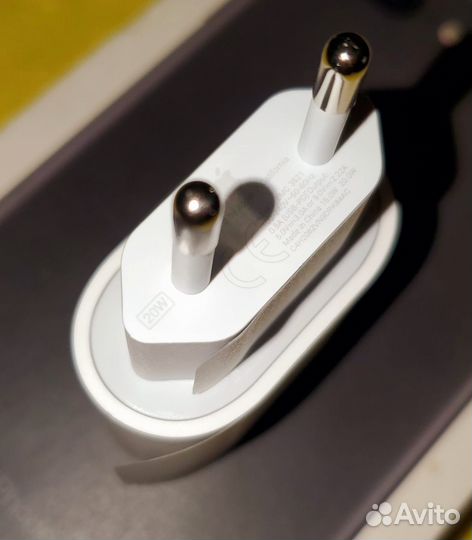 Быстрая зарядка на iPhone оригинал