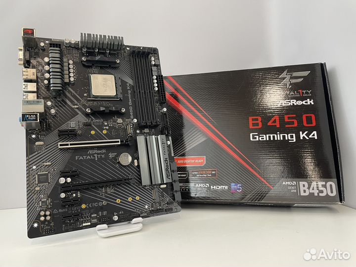 Комплект B450, Ryzen 7 2700x Box