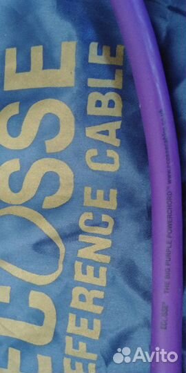 Сетевой кабель ecosse BIG purple MK2