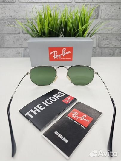 Очки Ray Ban Hexagonal 3548 Классический Зеленый