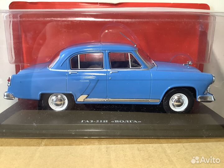 Модель автомобиля газ-21И Волга 1:24 Ашет