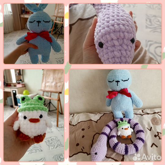 Вязаные игрушки ручной работы