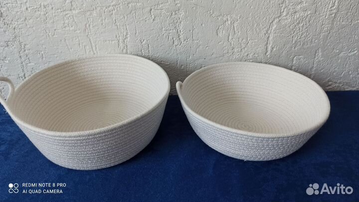 Корзины из хлопка