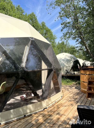 Глэмпинг сфера, геокупол