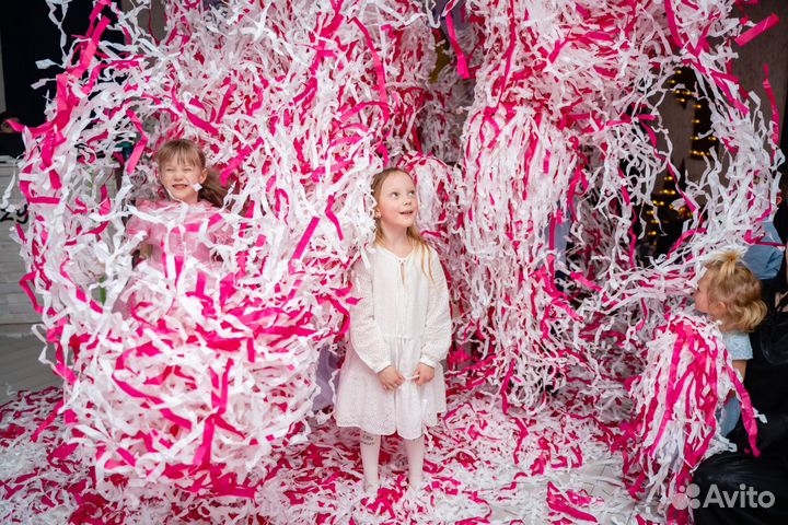 Бумажное шоу аренда на детский праздник
