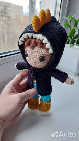 Вязаная Кукла Лола