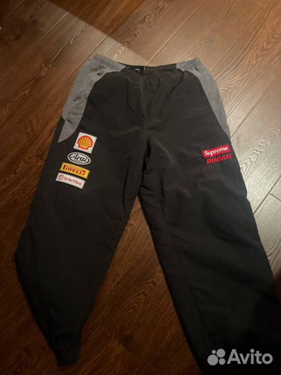 Штаны supreme x ducati track pants