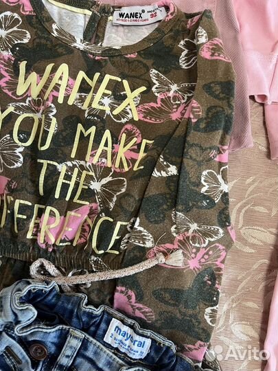 Вещи на девочку,пакетом 50 вещей