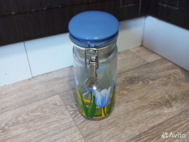 Банки для сыпучих стекло и керамика