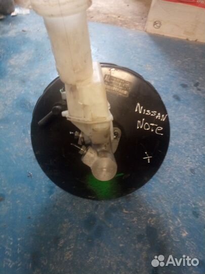 Вакуумный усилитель. Тормозной цилиндр Ниссан Ноут