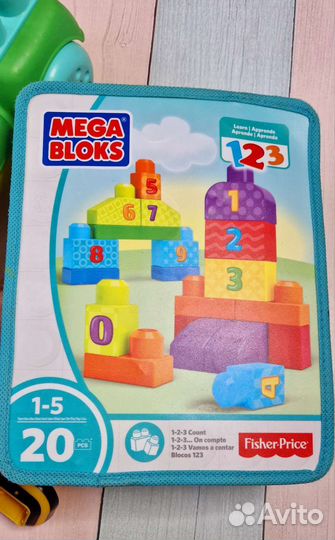 Конструктор для малышей mega bloks