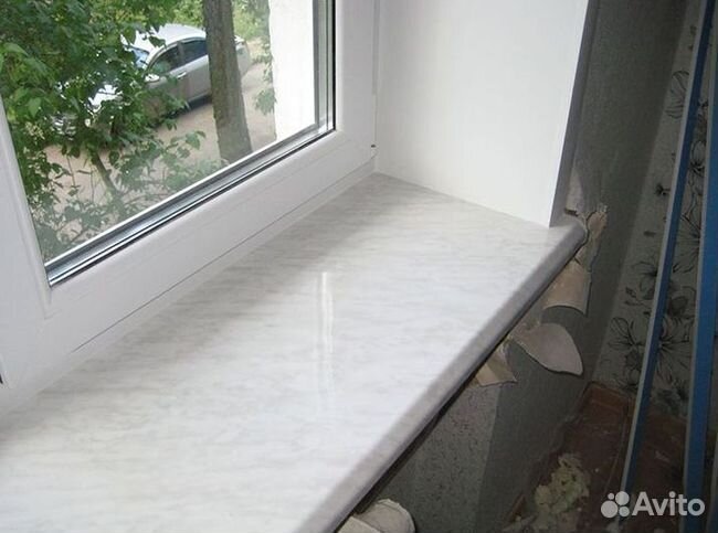 Подоконник белый