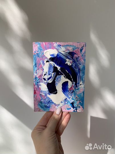 Стильная абстракция интерьерная картина