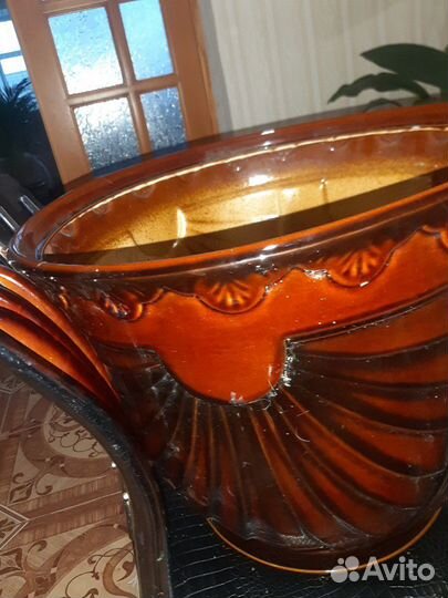 Горшок для цветов.керамика большой объем 40 -50 л