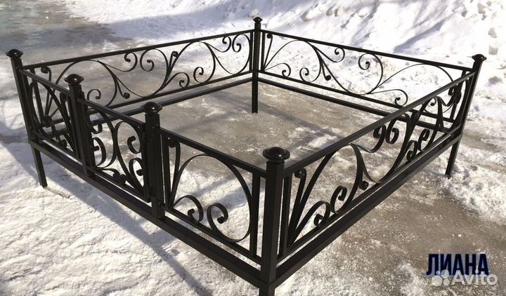 Ограды кованные на могилу, все размеры